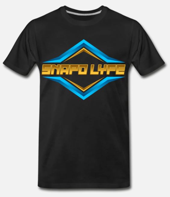 SNAPD LYFE ORANGE LOGO T-SHIRT