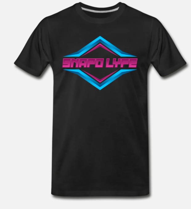 SNAPD LYFE PINK LOGO T-SHIRT